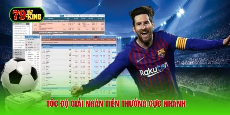 Tốc độ giải ngân tiền thưởng cực nhanh